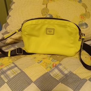 DKNY  lime green bag